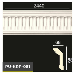 PU-KRP-081 POLİÜRETAN DEKORATİF DESENLİ KARTONPİYER