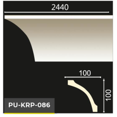 PU-KRP-086 POLİÜRETAN DEKORATİF DÜZ KARTONPİYER