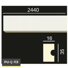 PU-C-113 POLİÜRETAN DEKORATİF ÇITA