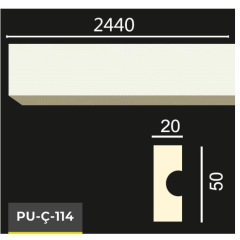 PU-C-114 POLİÜRETAN DEKORATİF ÇITA