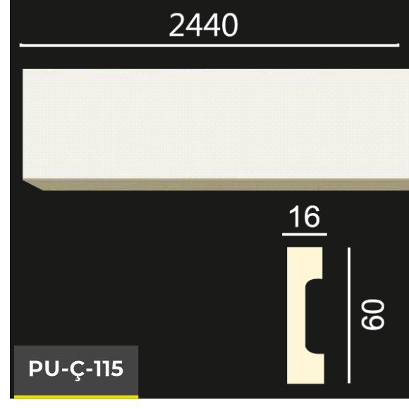 PU-C-115 POLİÜRETAN DEKORATİF ÇITA