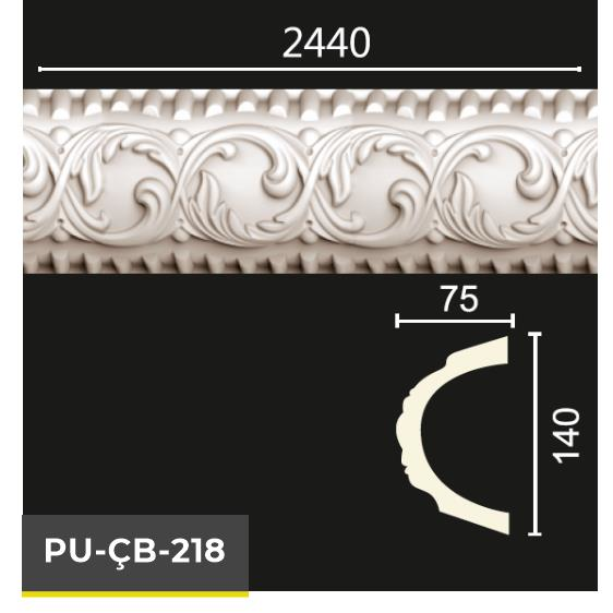 PU-ÇB-218 Poliüretan Dekoratif Bordür