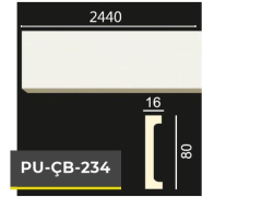 PU-ÇB-234 Poliüretan Dekoratif Bordür