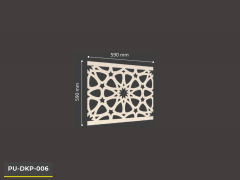 PU-DKP-006 Poliüretan Dekoratif CNC Dekupe