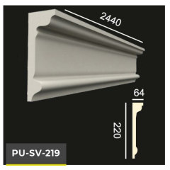 PU-SV-219 Poliüretan Dekoratif Dekor Profil