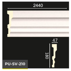 PU-SV-210 Poliüretan Dekoratif Dekor Profil