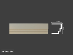 PU-SV-207 Poliüretan Dekoratif Dekor Profil