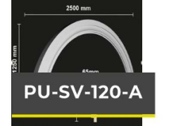 PU-SV-120-A Poliüretan Dekoratif Dekor Profil