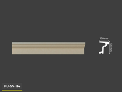 PU-SV-114 Poliüretan Dekoratif Dekor Profil