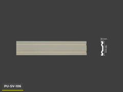 PU-SV-106 Poliüretan Dekoratif Dekor Profil