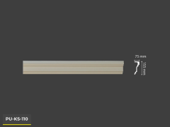 PU-KS-110 Poliüretan Dekoratif Dekor Profil