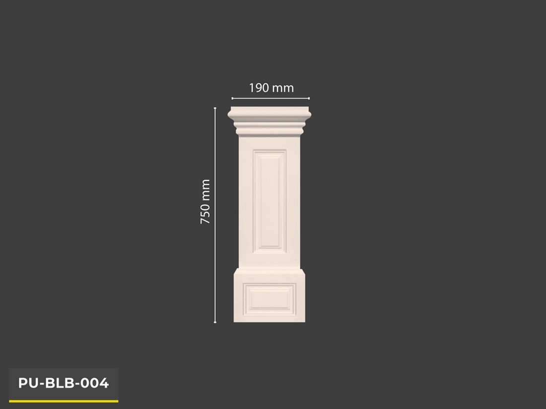 PU-BLB-004 Poliüretan Dekoratif Balustrat