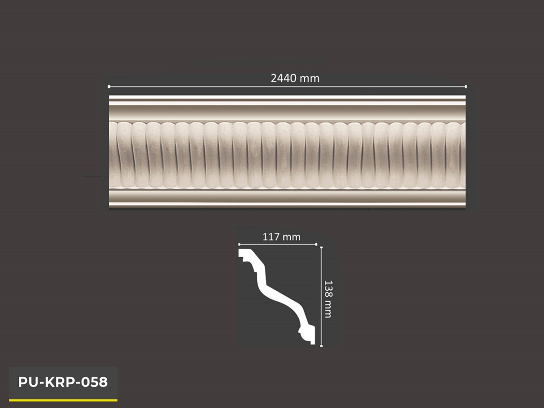 PU-KRP-058 POLYURETHANE DECORATIVE PATTERNED PADDLE