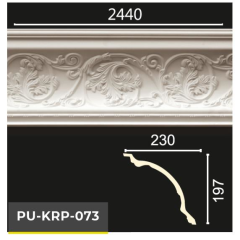 PU-KRP-073 POLİÜRETAN DEKORATİF DESENLİ KARTONPİYER