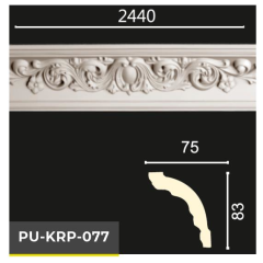 PU-KRP-077 POLİÜRETAN DEKORATİF DESENLİ KARTONPİYER