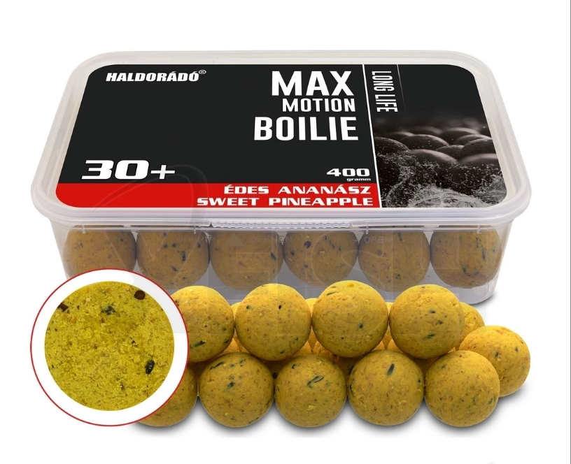 Haldorado Max Motion Boilie Long Life  Pineapple 30+ 400 gr