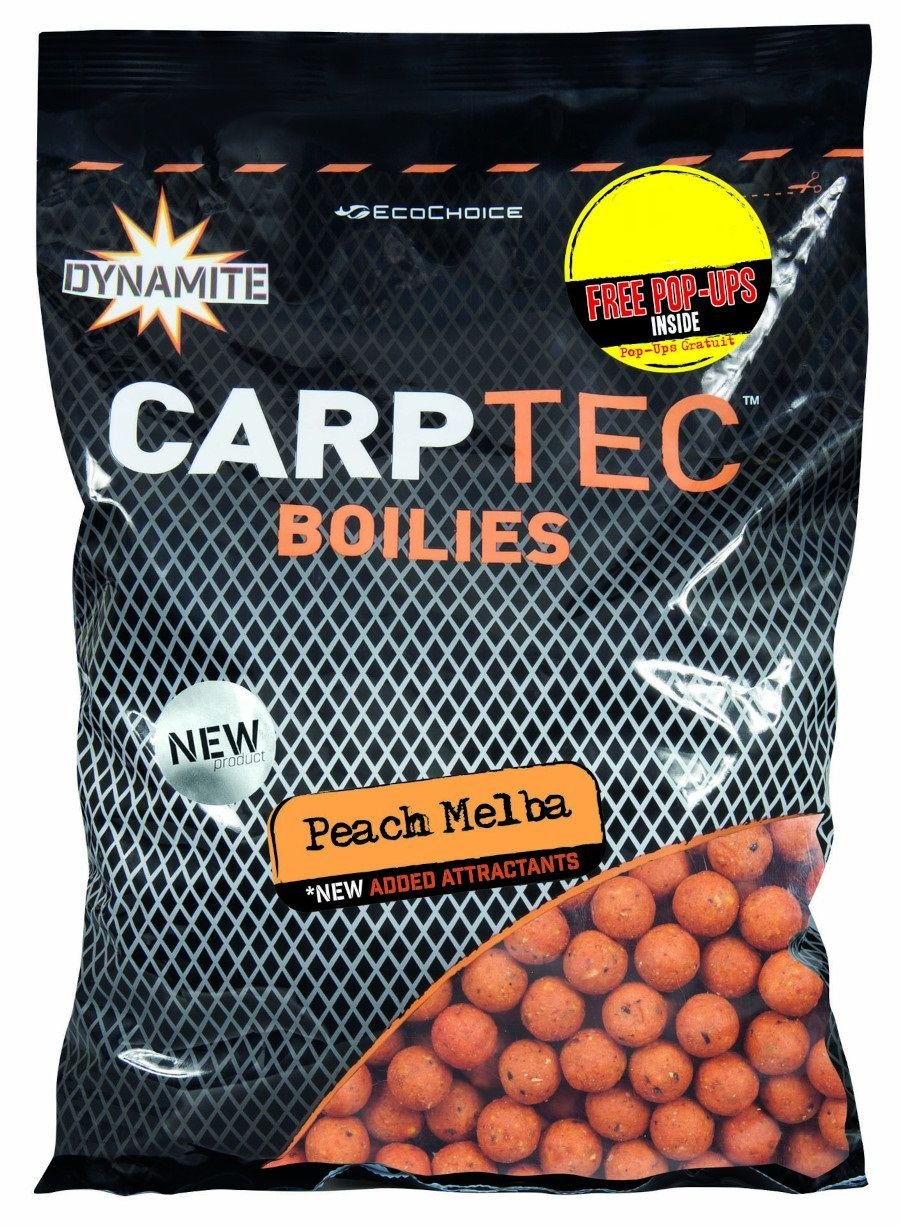 Dynamite Baits Carptec Peach Melba Boilies 20mm 1.8kg