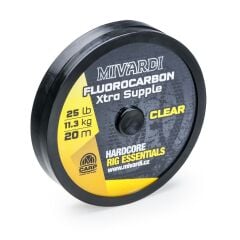 Mivardi Fluorocarbon Xtra Supple 20m  25lb Yumuşak Fluorocarbon Misina