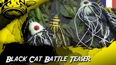 Black Cat Battle Teaser Silent Glow in The Dark Karanlıkta Parlayan 170g 100kg Yayın Balığı Yemi