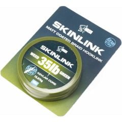 Nash Skinlink Matt Coated Braid Hooklink 35Lb-10Mt Weed Green Kaplamalı Rig İpi