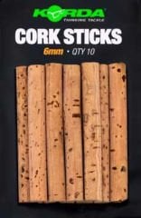 Korda Cork Sticks 6mm 10 Adet