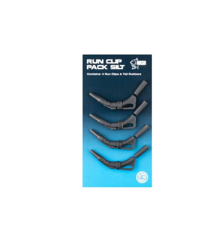 Nash Run Clip Pack Dark Silt (4 adet)