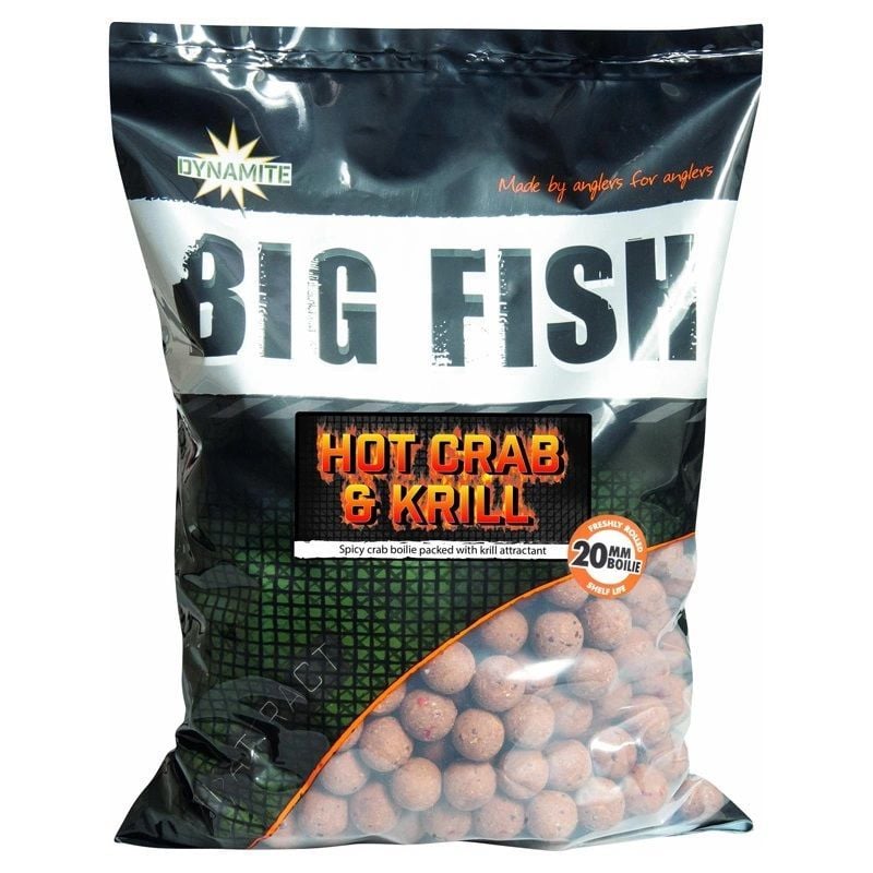 Dynamite Baits Big Fish Hot Crab & Krill 20mm 1kg Boilie