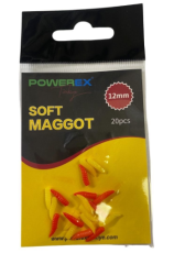 Powerex Soft Maggot Silikon Kurtçuk 12 mm Sarı Turuncu 20 li