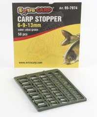 Extra Carp Carp Stopper 6-9-13Mm  58 Pcs  Olive Green Haki Renk Boili Stoperi