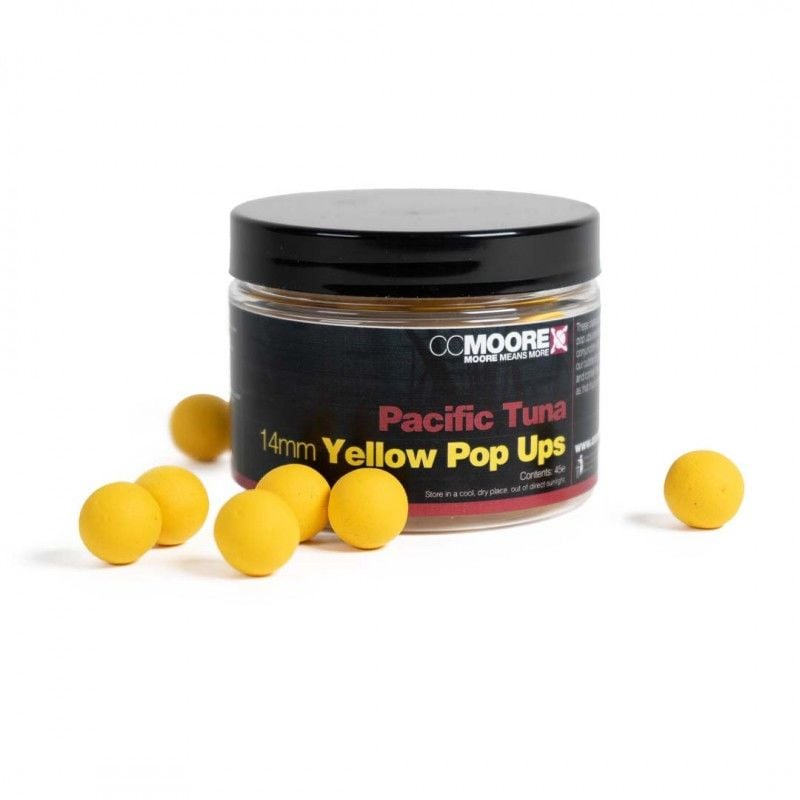 CC Moore Pacific Tuna Yellow Pop Ups 14 mm