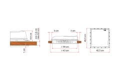 FIAMMA Turbo Vent Premium Kristal 40x40cm