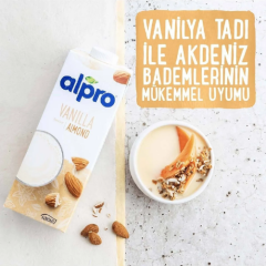 Alpro Vanilya Badem Sütü 1 lt