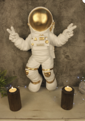 TRN141 - GOLD BEYAZ DUVAR ASTRONOT