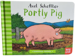 İngilizce Axel Scheffler'ın hazırladığı Farmyard Friends Series 4 Kitap Koleksiyonu (Higgly Hen, Portly Pig, Cuddly Cow,Gobbly Goat)