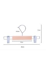 NATUREL Ahşap Bebek ve Çocuk Mandallı Pantolon Askısı ve Etek Askısı