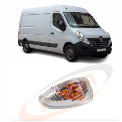 DİKİZ AYNA SİNYALİ SOL (BEYAZ) RENAULT MASTER III 2010-