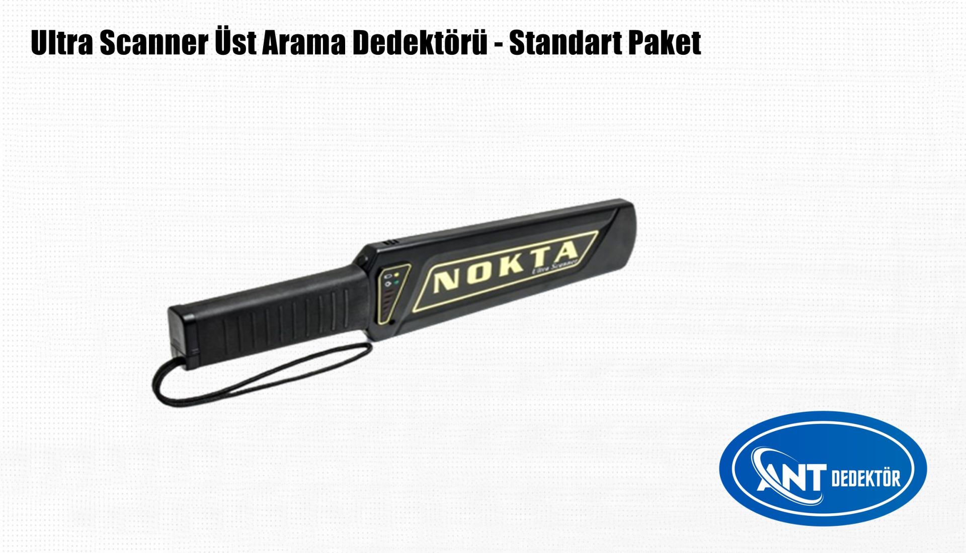 Ultra Scanner Üst Arama Dedektörü - Standart Paket