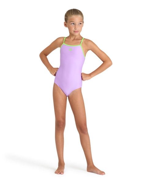 ARENA KIZ ÇOCUK YÜZÜCÜ MAYOSU GIRL'S ARENA SWIMSUIT LIGHT DROP SOLID 005919900 YZM UK BEDEN 14-15 Yaş (30 UK)