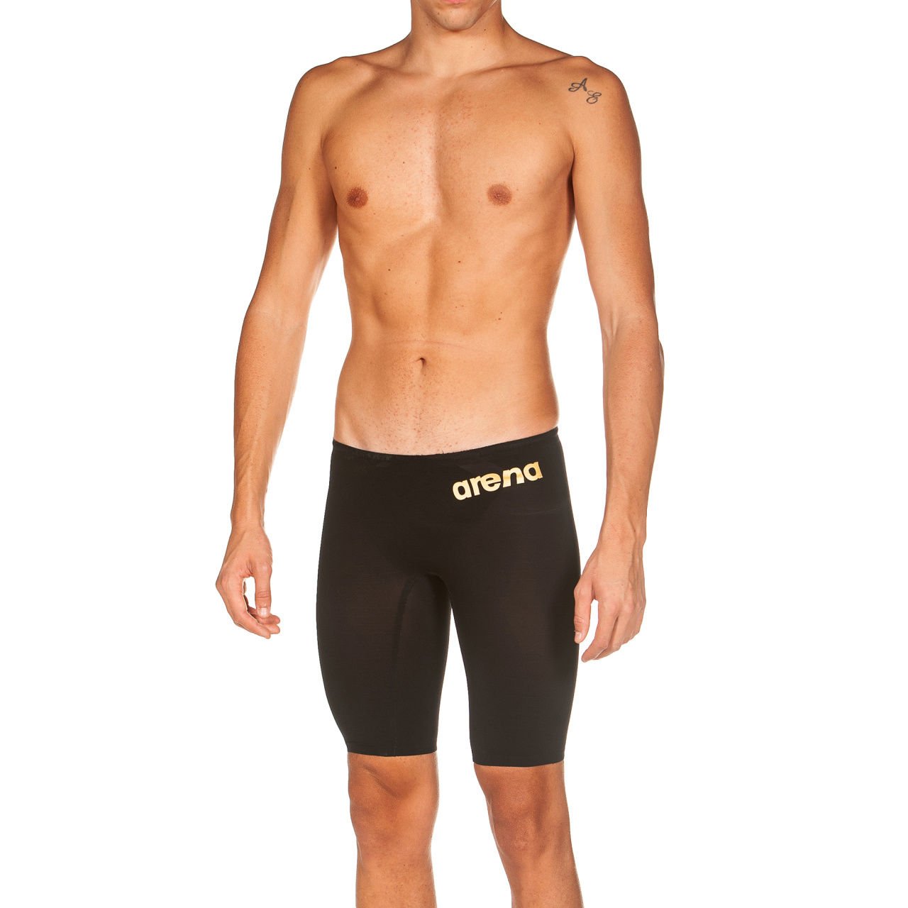 ARENA ERKEK KARBON YARIŞ MAYOSU PWSKIN CARBON AIR2 JAMMER BLACK GOLD 001130553 22