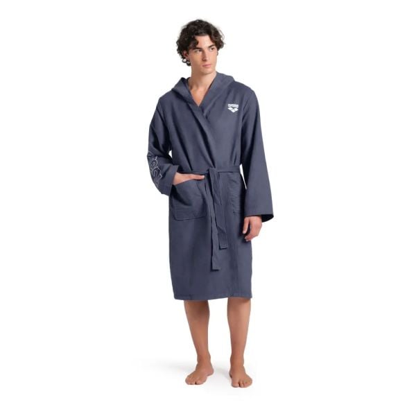 ARENA UNISEX YETİŞKİN BORNOZ LACİVERT ZEAL ROBE 009032710