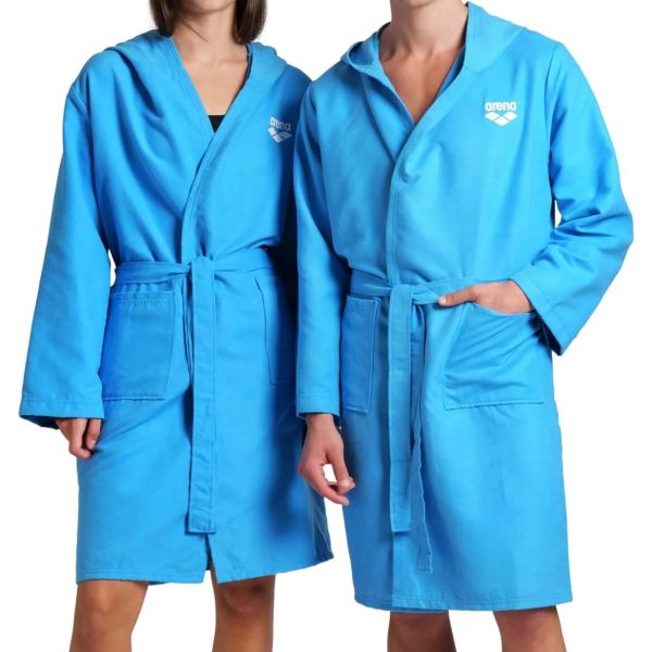 ARENA UNISEX YETİŞKİN BORNOZ MAVİ COMPACT MICROFIBER ROBE 009034810