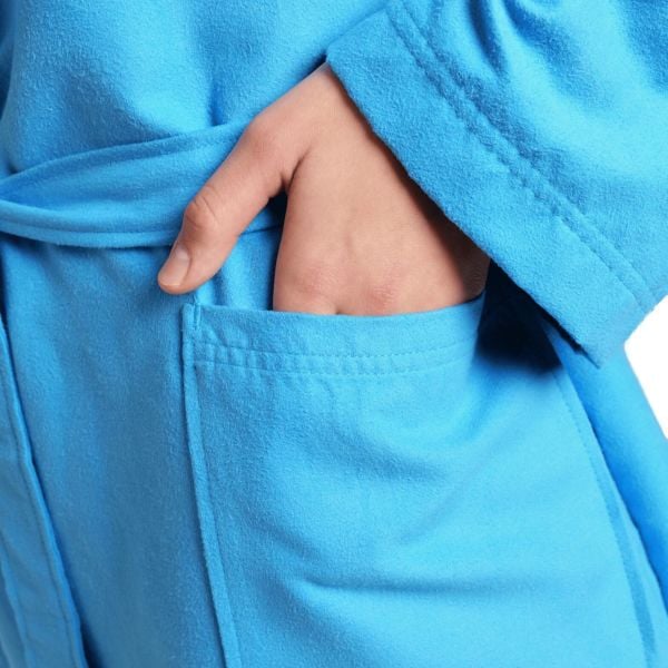 ARENA UNISEX YETİŞKİN BORNOZ MAVİ COMPACT MICROFIBER ROBE 009034810