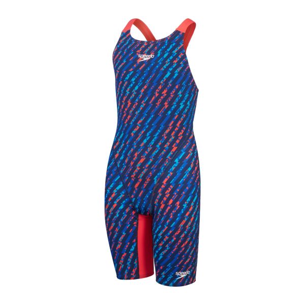 SPEEDO KIZ ÇOCUK YARIŞ MAYOSU ECO END+ KSKN JF BLUE/RED 8-15822H689