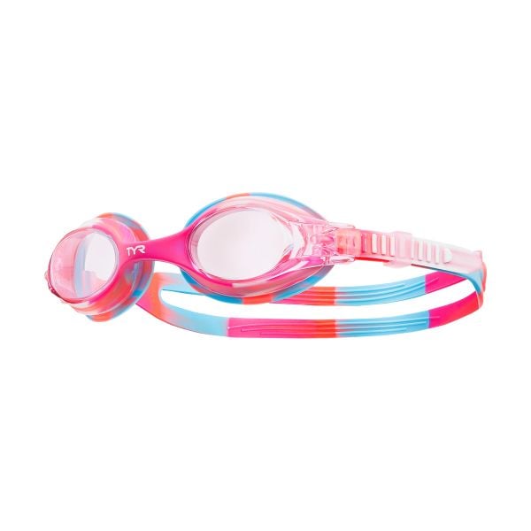 TYR GÖZLÜK KIDS SWIMPLE TIE DYE PINK/WHITE LGSWTD667