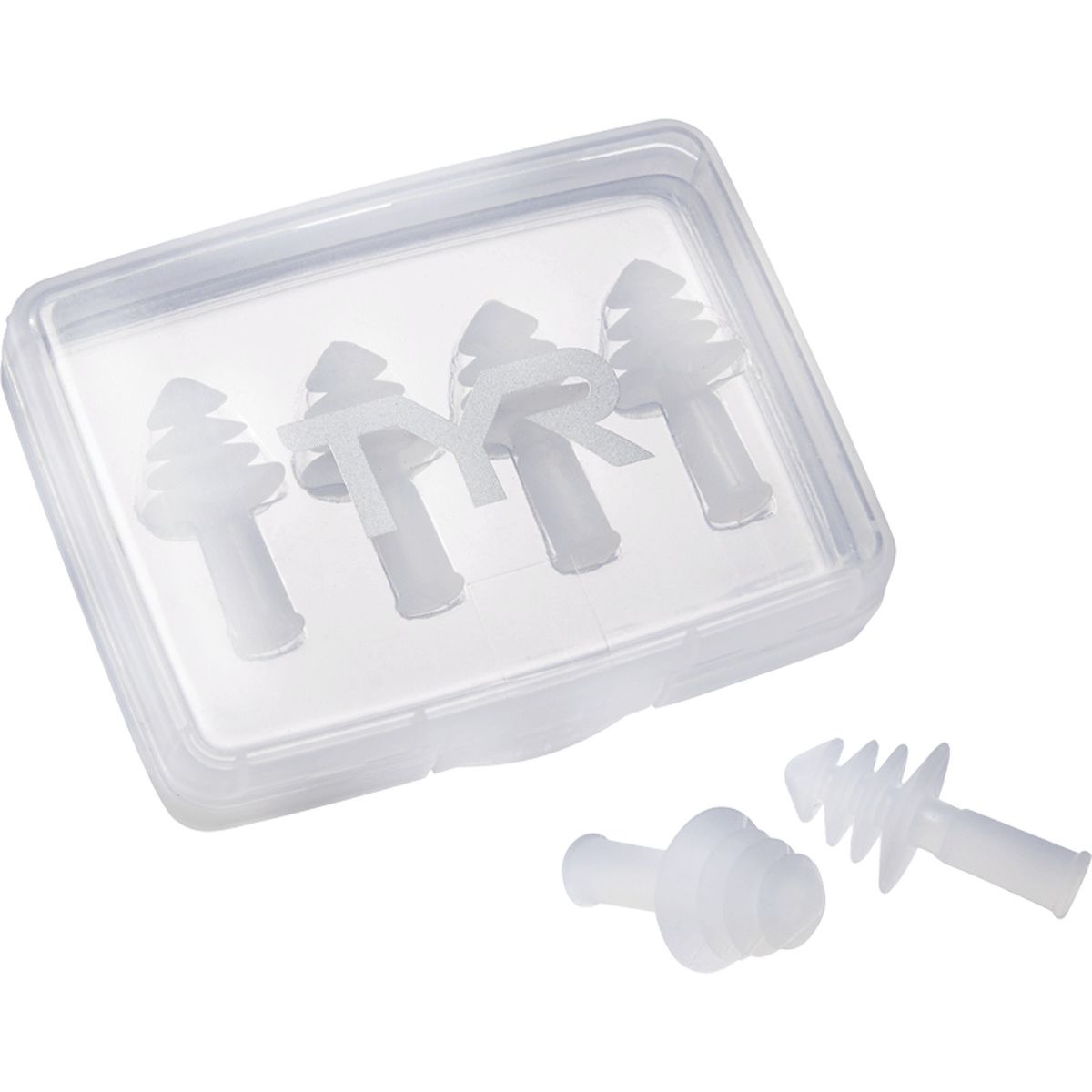 TYR KULAK TIKACI ERGO FLEX EARPLG 4PK CLEAR LERFL4PK101