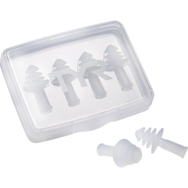 TYR KULAK TIKACI ERGO FLEX EARPLG 4PK CLEAR LERFL4PK101