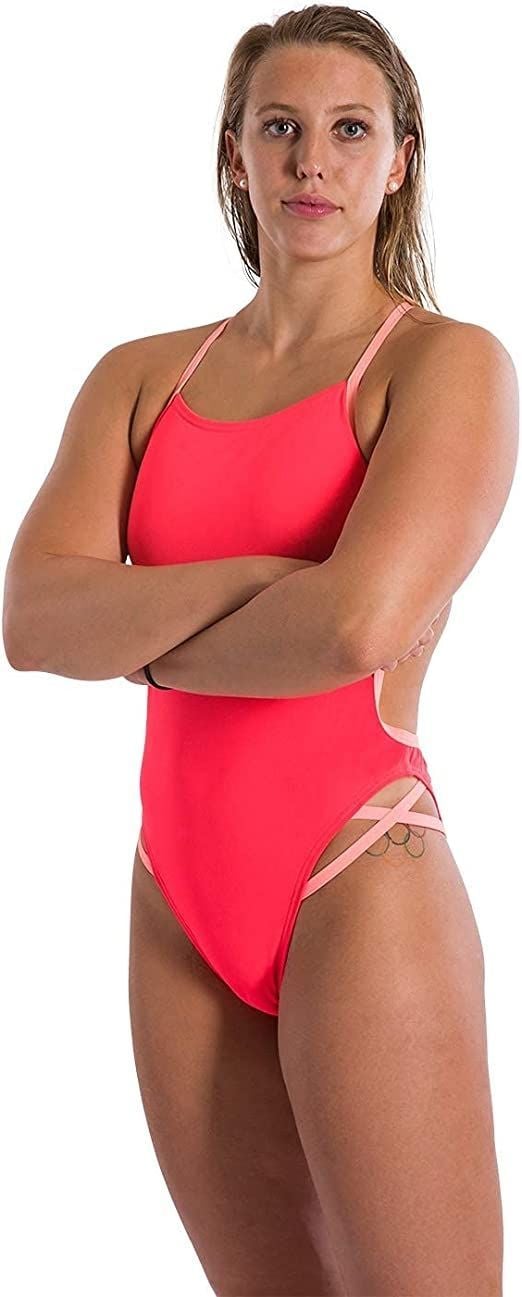 Speedo Freestylr Kadın Yüzücü Mayosu 1PC AF RED/RED 8-11714H162 YZM UK BEDEN