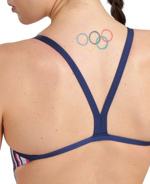 ARENA BAYAN YÜZÜCÜ MAYOSU WOMEN'S SWIMSUIT CHALLENGE BACK MARBLED 005562740 YZM