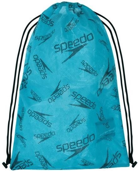 SPEEDO PRINTED MESH BAG AU BLUE/BLACK FİLE ÇANTA MAVİ 8-12813F965