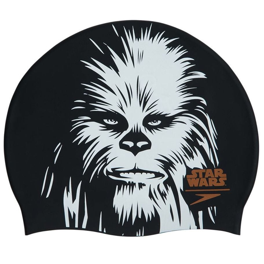 SPEEDO STAR WARS BASKILI SİLİKON UNISEX YÜZÜCÜ BONESİ SLOGAN PRT CAP AU BLACK/WHITE 8-08385C743